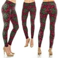 thumbnail image 1 of Eevee Women's Ultra Soft Patterned Leggings - Plus Size Pink Swirl, 1 of 1