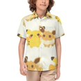 thumbnail image 1 of Eevee button down shirt boys summer 7-8T, 1 of 7