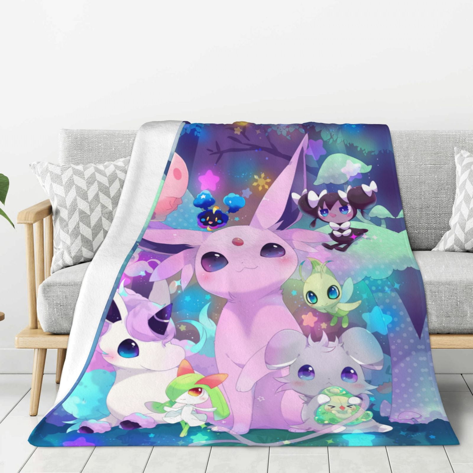 Eeveelution Blanket Ultra Soft Warm Flannel Throw Blanket Blankets