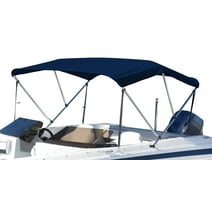 Eevelle 3 Bow Bimini Boat Top with Hardware 72"Lx79"-84"Wx54"H