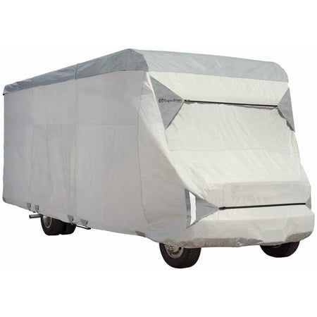Eevelle Expedition Class C RV Cover - Waterproof, Marine Grade Roof - Water Resistant, UV Protection, Durable, Breathable Trailer Cover