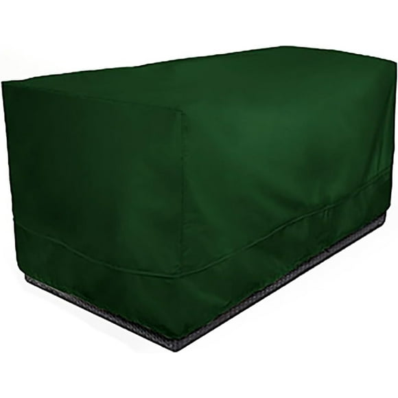 Eevelle Meridian Modular Sectional Sofa Cover  Marinex Marine Grade Fabric Durable 600D Polyester - Outdoor Lawn Furniture Covers - All-Weather Protection - 28"H x 126"W x 63"D , Hunter Green