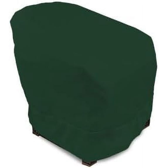 Eevelle Meridian Patio Arm Chair Cover Marinex Marine Grade Fabric Durable 600D Polyester - Outdoor Lawn Furniture Chair Covers - Weather Protection - 31"H x 33.5"W x 38"D - Hunter Green