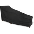thumbnail image 1 of Eevelle Meridian Patio Day Chaise Lounge Chair Cover Marinex Marine Grade Fabric Durable 600D Polyester - Outdoor Lawn Chair Covers - Weather Protection- 33"H x 78"L x 33.5"W - Black, 1 of 9