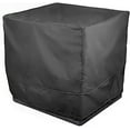 thumbnail image 1 of Eevelle Meridian Patio Modular Sectional Club Chair Cover  Marinex Marine Grade Fabric Durable 600D Polyester - Outdoor Lawn Chair Covers - Weather Protection - 35"H x 38"W x 38"D, Charcoal Gray, 1 of 9
