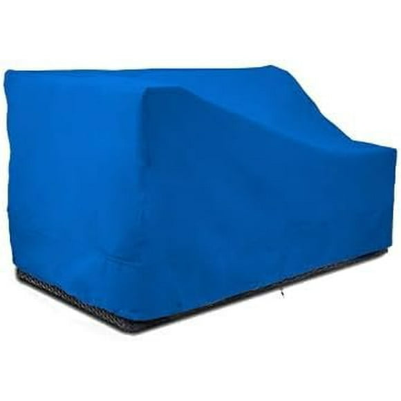 Eevelle Meridian Patio Right Arm Sectional Loveseat Cover  Marinex Marine Grade Fabric Durable 600D Polyester - Durable Outdoor Cover, All-Weather Protection - 34"L x 58"W x 30"H - Royal Blue