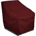 thumbnail image 1 of Eevelle Meridian Patio Sectional Armless Chair Cover  Marinex Marine Grade Fabric Durable 600D Polyester - Outdoor Lawn Chair Covers - Weather Protection -30"H x 28"W x 34"D, Burgundy, 1 of 9
