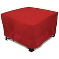 thumbnail image 1 of Eevelle Meridian Patio Square Table Cover with Marine Grade Fabric  Waterproof Outdoor Firepit Cover - 600D Furniture Set Covers for Dining Table - Easy to Install -  25.5"H x 42"L x 42"W, Red, 1 of 9