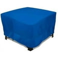 thumbnail image 1 of Eevelle Meridian Patio Square Table Cover with Marine Grade Fabric  Waterproof Outdoor Firepit Cover - 600D Furniture Set Covers for Dining Table - Easy to Install -  25"H x 80"L x 80"W, Royal Blue, 1 of 9