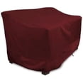 thumbnail image 1 of Eevelle Patio Bench Cover - Marinex Marine Grade Fabric - Waterproof - Outdoor Bench Covers - Durable Lawn Patio Loveseat Cover - All-Weather Protection - 33"H x 87"L x 32.5"W - Burgundy, 1 of 8