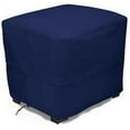 thumbnail image 1 of Eevelle Patio Rectangular Ottoman Cover with Marine Grade Fabric - Waterproof Outdoor Ottoman Cover - Furniture Set Covers for Ottoman - Easy to Install -  18"H x 24"L x 18"W, Navy, 1 of 9