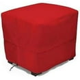 thumbnail image 1 of Eevelle Patio Square Ottoman Cover with Marine Grade Fabric  Waterproof Outdoor Ottoman Cover - 600D Furniture Set Covers for Ottoman - Easy to Install -  17"H x 28"L x 28"W, Red, 1 of 9