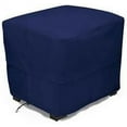 thumbnail image 1 of Eevelle Patio Square Ottoman Cover with Marine Grade Fabric  Waterproof Outdoor Ottoman Cover - 600D Furniture Set Covers for Ottoman - Easy to Install -  17"H x 30"L x 30"W, Navy, 1 of 9