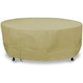 thumbnail image 1 of Eevelle Portofino Round Firepit Cover  Tan X-Large, 1 of 7