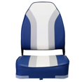 thumbnail image 1 of Eevelle Wake High-Back Folding Boat Seat with Premium Marine-Grade Vinyl, Ergonomic Design, and Durable Construction – Vibrant Rainbow Color Pattern, 1 of 7