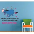 thumbnail image 1 of Eeyore And Cute Little Birds Quotes Customized Wall Decal - Custom Vinyl Wall Art - Personalized Name - Baby Girls Boys Kids Bedroom Wall Decal Room Decor Wall Stickers Decoration Size (18x20 inch), 1 of 1