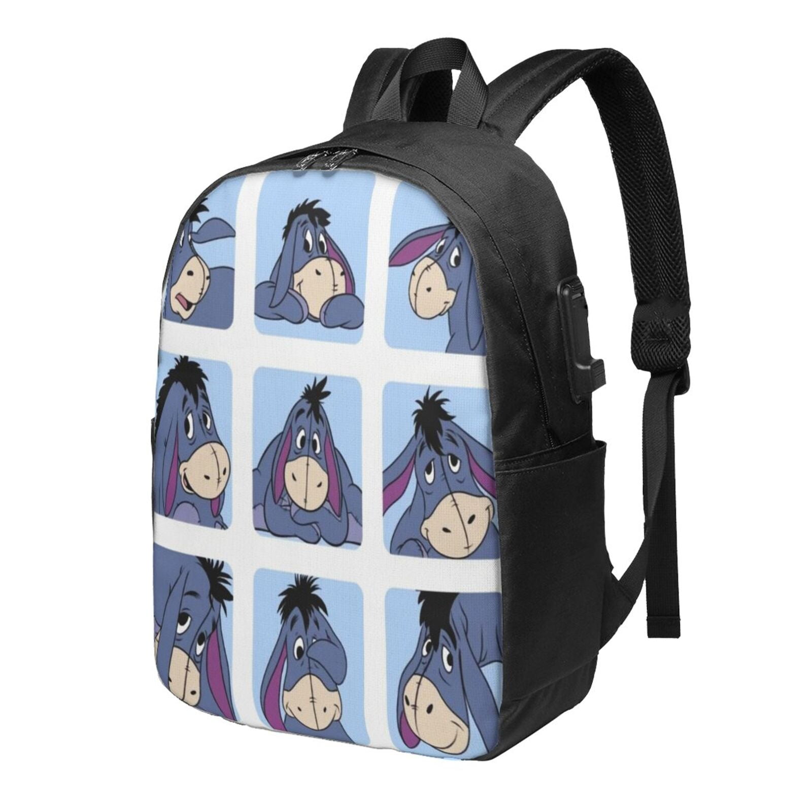 Eeyore Anime Backpack 3d Printed Travel Bags - Walmart.com