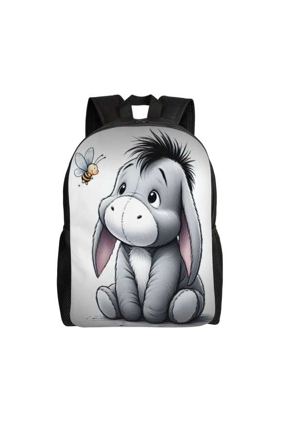 Eeyore Cartoon Backpacks Lightweight Large Capacity Unisex Bookbag Anime Laptop Bag for Travel Hiking School