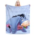 thumbnail image 1 of Eeyore Cartoon Fleece Blanket for Boys Girls Kids, Ultra Soft Cozy Warm Flannel Throw Blankets, Plush Blanket Gifts for Bed Sofa Living Room Couch Home Decor 80"X60", 1 of 7