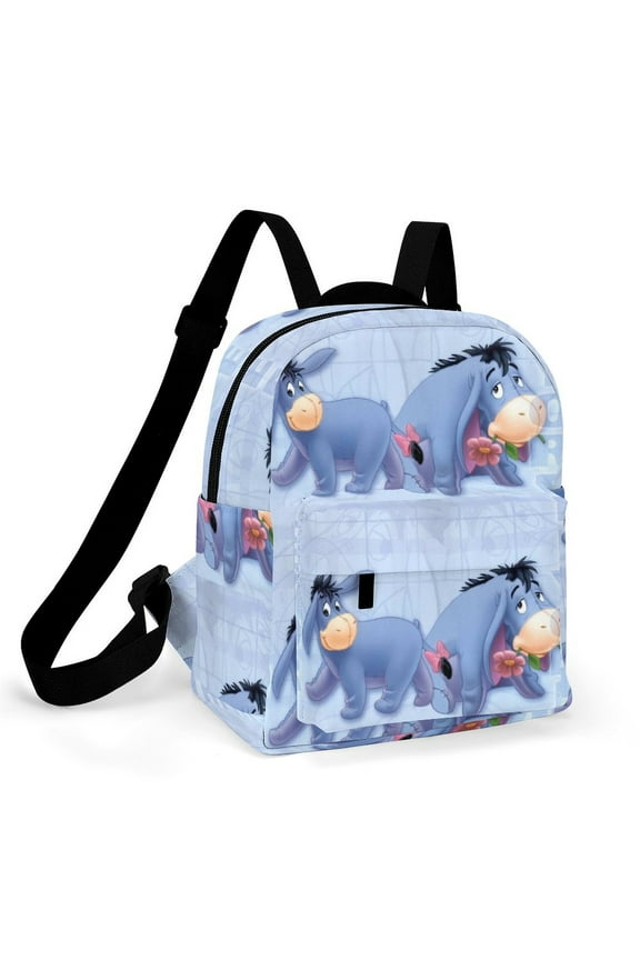 Eeyore Casual Backpack for Women Men Unique Small Daypack Purse for Travel Work