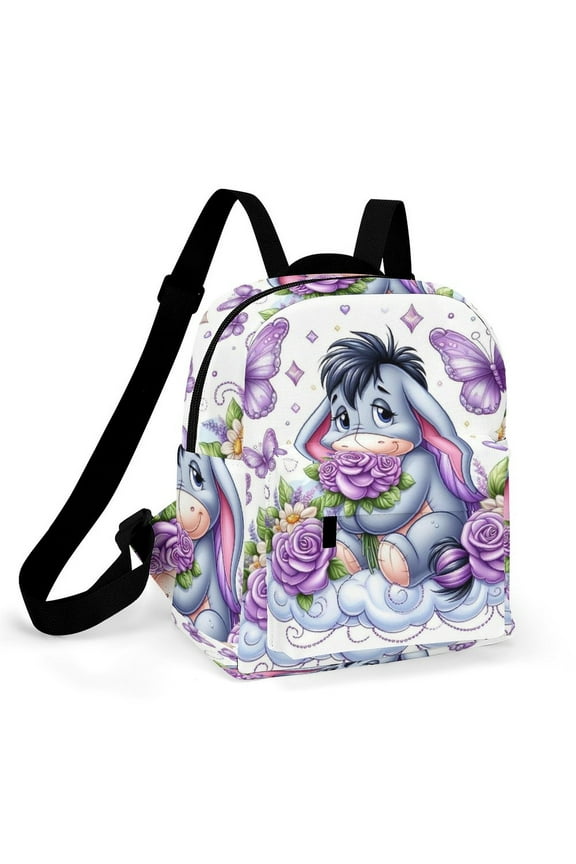 Eeyore Casual Backpack for Women Men Unique Small Daypack Purse for Travel Work