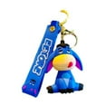 thumbnail image 1 of Eeyore Character Rubber Charm Keychain Keyring, 1 of 1