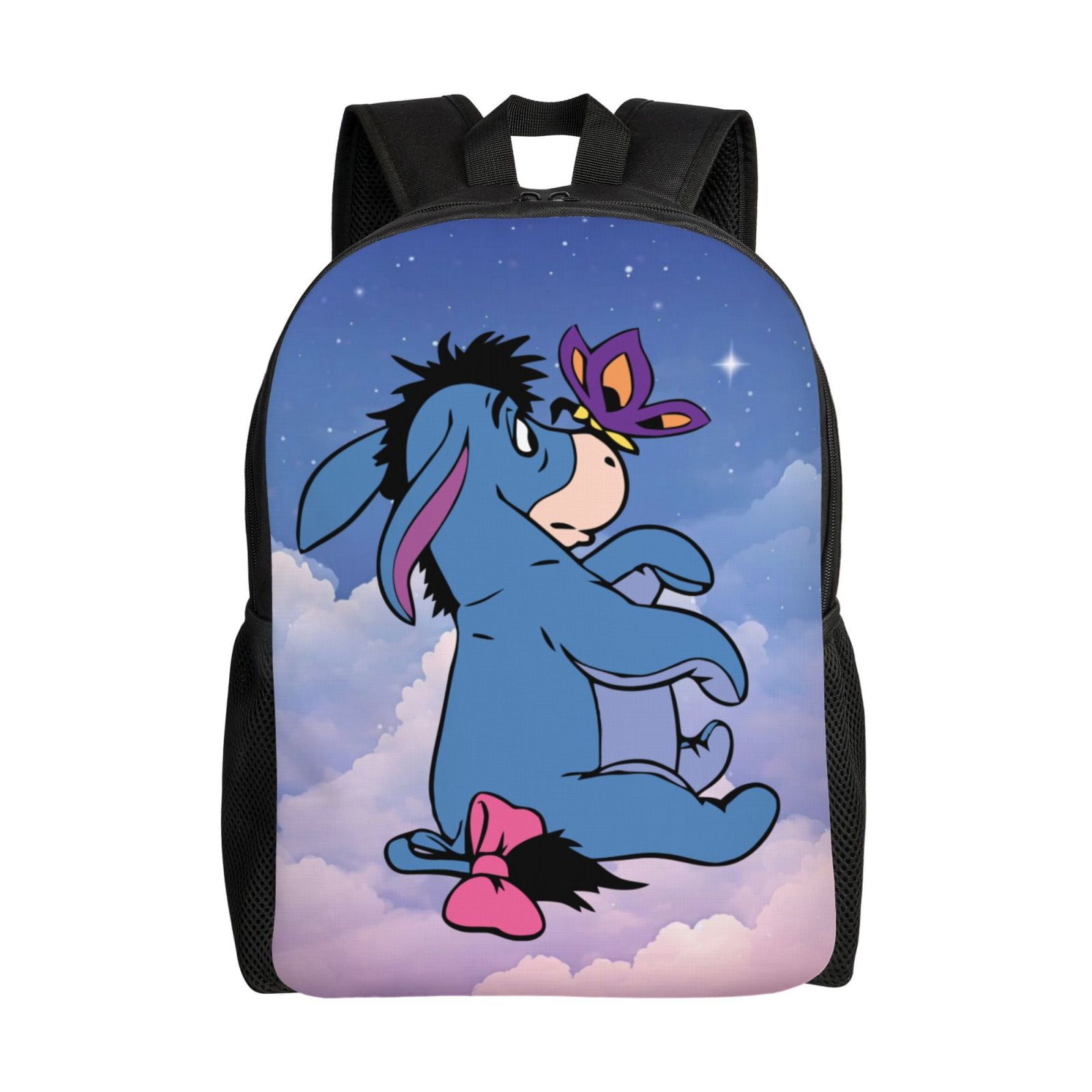 Eeyore Cute Backpack Casual Adjustable Bookbag School Bag Unisex Laptop Daypack Lightweight Large Capacity Travel Bag Satchel Knapsack