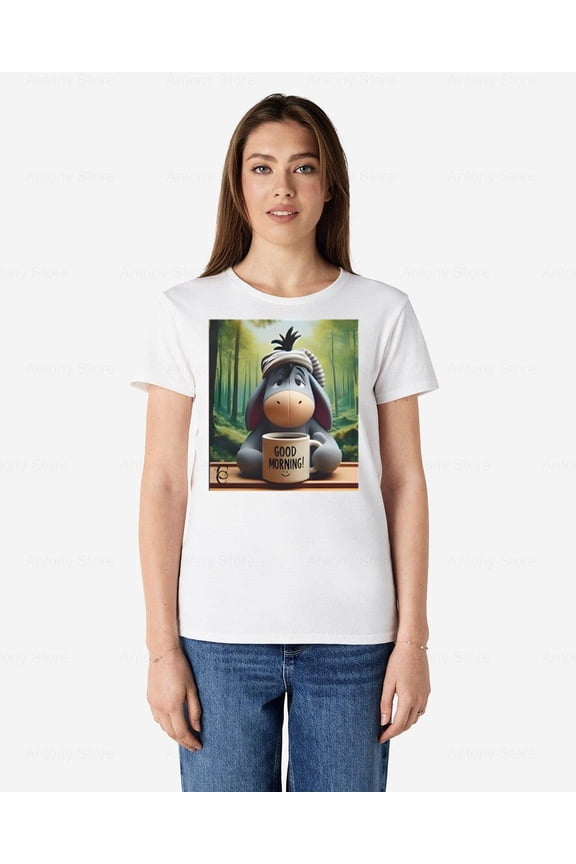 Eeyore Donkey Winnie The Pooh Hundred Acre Wood Fan T-shirt up to size 5XL