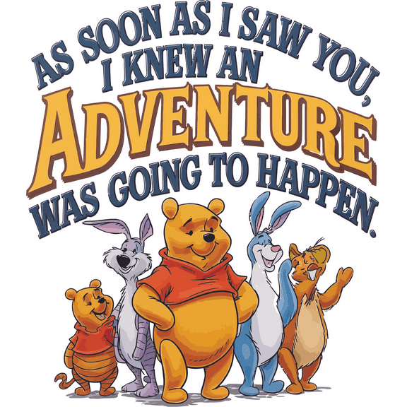 Eeyore, Piglet, Kanga, Roo, Tigger Tiger Toucan Sam As Soon As I Saw You Adorable Quote Wall Decal Decoration Cute Winnie Bugs Bunny Tigger Lasts Years and Easily Removable