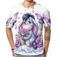 thumbnail image 1 of Eeyore Printed Short Sleeve T-Shirts Casual Graphics Tees Fashion Novelty Shirts for Men Women 4XL, 1 of 8