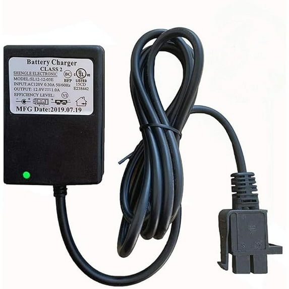 Eeyueer 12 Volt B-Type Plug Kids Ride On Battery Charger,12V Adapter for Special Children Electric Ride On Toy RC Car Battery Supply Replacement