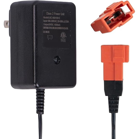 Eeyueer 6V Charger for Kids Ride-On Toys and Cars - Compatible with BMX X6, Kid TRAX GMC, Wal-Mart, Moto ATV Quad, Electric Vehicle Power Adapter with Square Plug