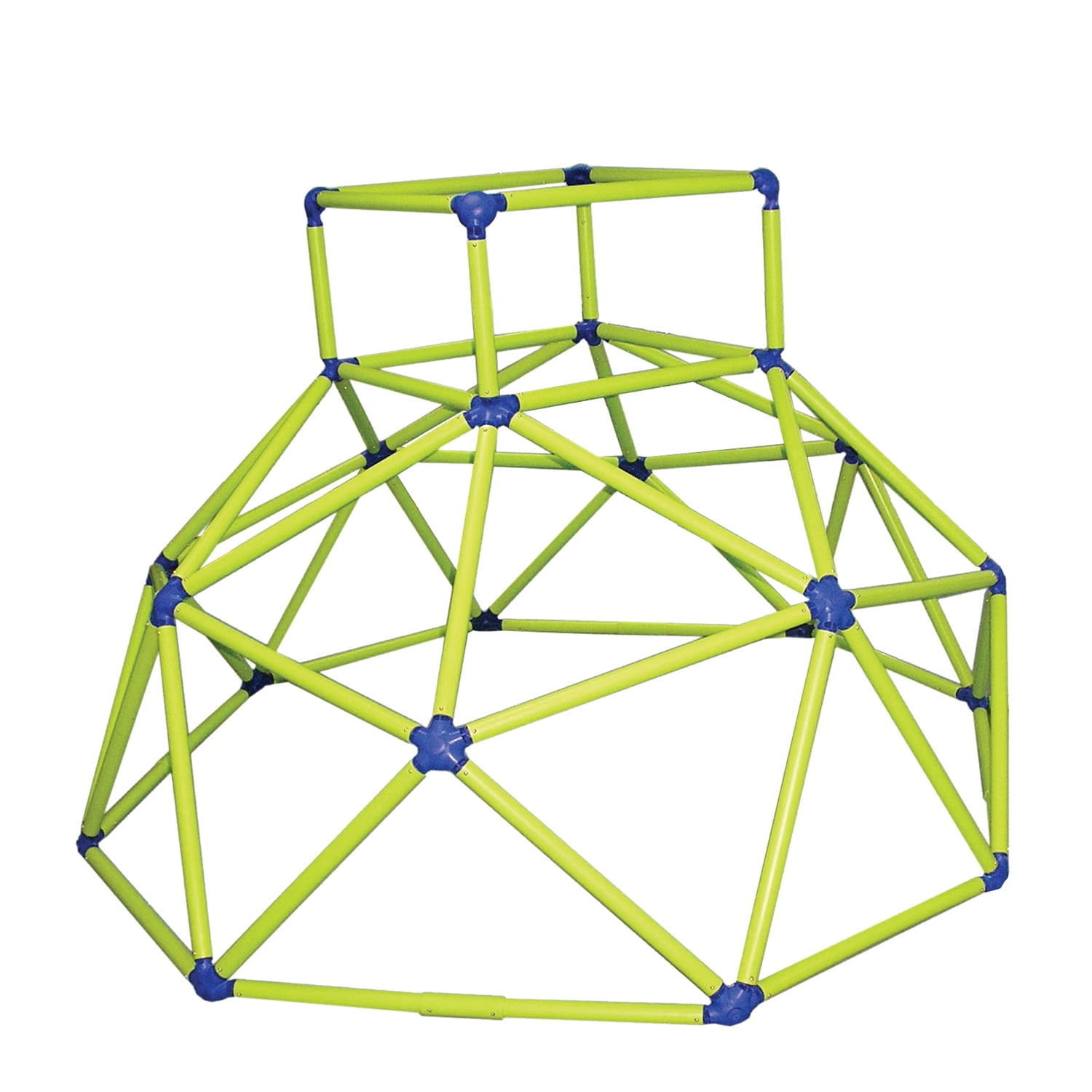 Green and Blue Plastic Indoor/Outdoor Climbing Tower with Fort