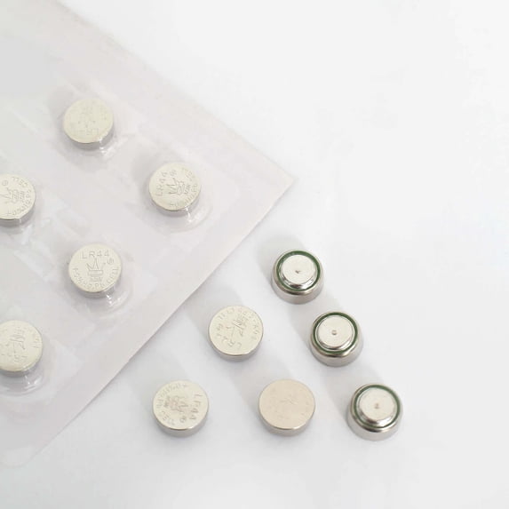Efavormart 1.5 Volt Lithium Button Battery, LR44 Alkaline Coin Battery | Pack of 12