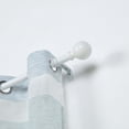 thumbnail image 1 of Efavormart 1 Pack of 42"-126" Adjustable White Curtain Rod Sets Round Finials Decorative Rod for Window Treatment Looks with Classic Finishing, 1 of 11