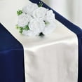 thumbnail image 1 of Efavormart 10 PCS 12"x108" Ivory Satin Table Runner, 1 of 8