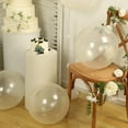 thumbnail image 1 of Efavormart 10 Pack Clear Biodegradable Balloons, Eco-friendly Thickened Extra Strong Latex Helium Party Balloons - 18", 1 of 9