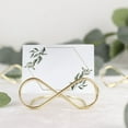 thumbnail image 1 of Efavormart 10 Pack | Gold Metal 3" Infinity Card Holder Stands, Table Number Stands, Wedding Table Place Card Menu Clips, 1 of 11