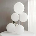 thumbnail image 1 of Efavormart 10 Pack Matte Pastel White Helium or Air Latex Party Balloons 18", 1 of 10