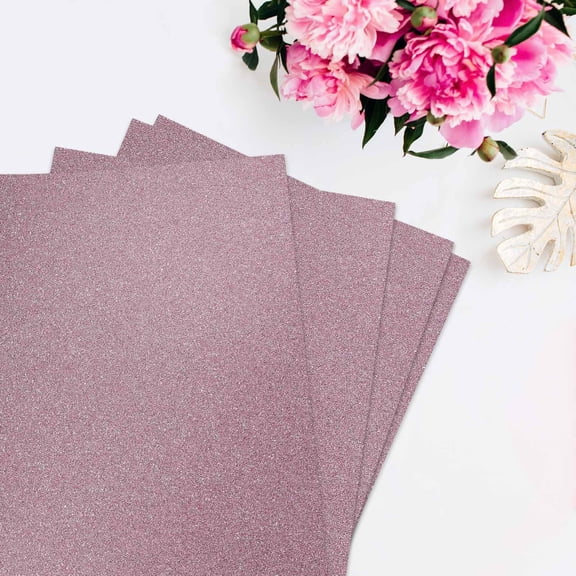 Efavormart 10 Pack PINK 12"X 10" DIY Craft Foam Sheets Ultra Fine Glitter Foam Sheets