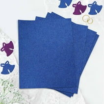 Efavormart 10 Pack ROYAL BLUE 12"X 10" DIY Craft Foam Sheets Ultra Fine Glitter Foam Sheets
