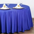 thumbnail image 1 of Efavormart 10 Pack Round Tablecloth, 108 Inch Stain & Wrinkle Resistant Washable Table Cloth, Decorative Polyester Fabric Table Cover for Banquet, Wedding, Dining - Royal Blue, 1 of 11