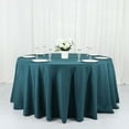 thumbnail image 1 of Efavormart 10 Pack Round Tablecloth, 120 Inch Stain & Wrinkle Resistant Washable Table Cloth, Decorative Polyester Fabric Table Cover for Banquet, Wedding, Dining- Teal Green, 1 of 10