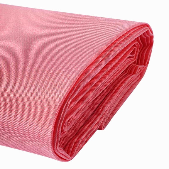 Efavormart 10 Yards 54" Wide Polyester Fabric Bolt for Wedding Party Home Decoration Bridal Baby Shower - Coral