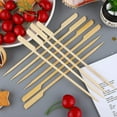 Efavormart 100 Pack 9.75" Natural Paddle Bamboo Skewers Cocktail Picks ...
