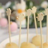 Efavormart 100 Pack Natural Biodegradable Bird Bamboo Skewers Cocktail ...