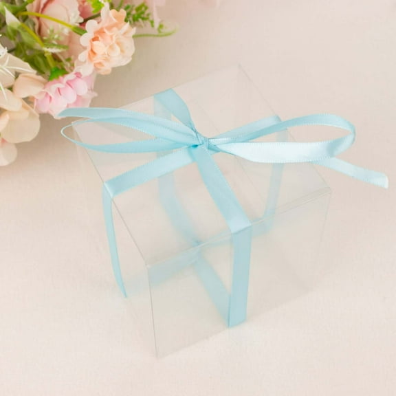 Efavormart 100 Yards 3/8" Satin Ribbon For Gift Package Wrapping, Hair Bow Clips & Accessories Making Crafting Wedding Decoration-Baby Blue