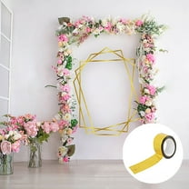 Efavormart 100 Yds | 2" Gold Metalized Film Tape, DIY Floral Wrap Decor Craft Tape - Polyester with Acrylic