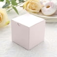 thumbnail image 1 of Efavormart 100 pcs of 3x3x3 Blush Favor Candy Box for Candy Treat Gift Wrap Box Party Favor Boxes for Bridal Shower Wedding Party, 1 of 10