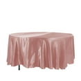 Efavormart 108" DUSTY ROSE Wholesale Linens SATIN Round Tablecloth for ...
